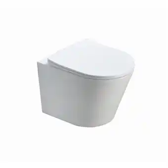 toom Baumarkt VEROSAN PRO Wand-WC 'Nakia' spülrandlos inkl. WC-Sitz weiß matt Angebot