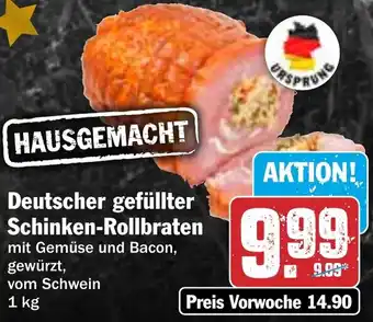 HIT Deutscher gefüllter Schinken-Rollbraten Angebot