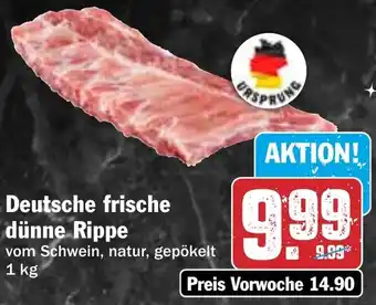 Hit Deutsche frische dünne Rippe Angebot