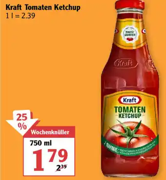 Globus Kraft Tomaten Ketchup 750 ml Angebot