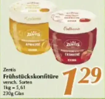 inkoop Zentis Frühstückskonfitüre Angebot