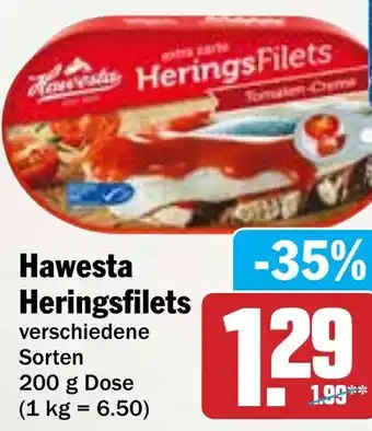 Hit Hawesta Heringsfilets Angebot