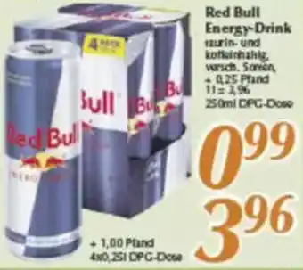 inkoop Red Bull Energy Drink Angebot