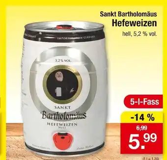 Zimmermann Sankt bartholomäus hefeweizen Angebot