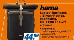 Expert Hama laptop-rucksack silvan rolltop, nachhaltig, bis 41cm (16,2) schwarz Angebot