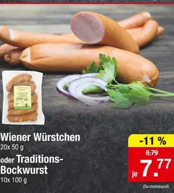 Zimmermann Wiener würstchen Angebot