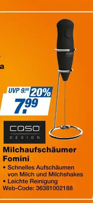 Expert Caso design milchaufschäumer fomini Angebot