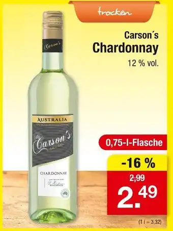 Zimmermann Carson's chardonnay Angebot