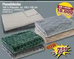 Poco Flanelldecke Angebot