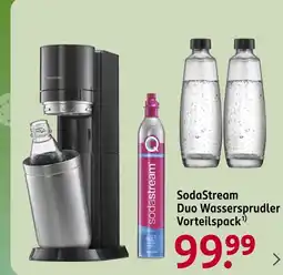 Rossmann Sodastream duo wassersprudler vorteilspack Angebot