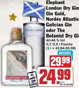 Hit Elephant London Dry Gin, Gin Gold Angebot