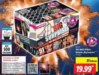 Lidl WECO XXL-Multi-Effekt Batterie ,,Big Surprise" Angebot