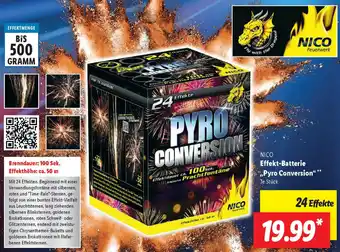 Lidl NICO Effekt-Batterie Pyro Conversion Angebot