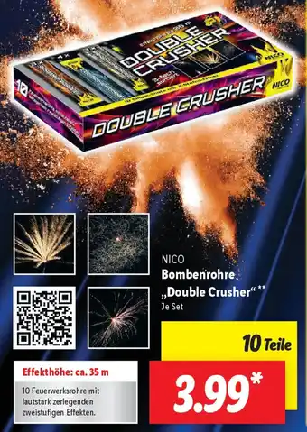 Lidl NICO Bombenrohre ,,Double Crusher" Angebot