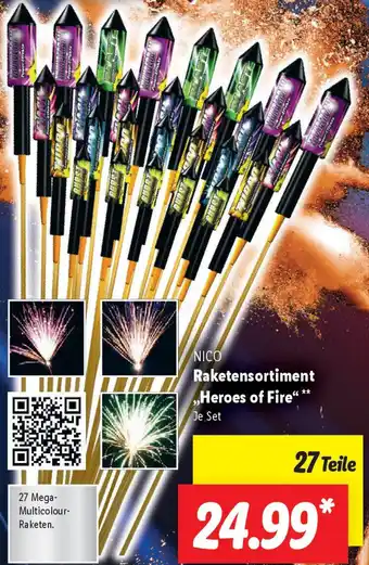 Lidl NICO Raketensortiment „Heroes of Fire“ Angebot