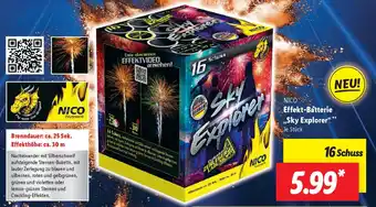Lidl NICO Effekt-Batterie ,,Sky Explorer" Angebot