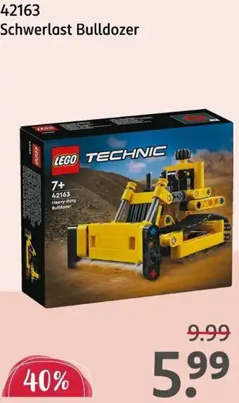 Rossmann LEGO TECHNIC 42163 Schwerlast Bulldozer Angebot