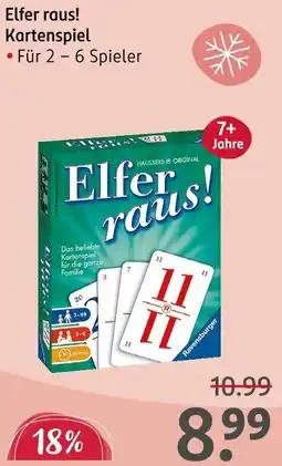 Rossmann Elfer raus! Kartenspiel Angebot