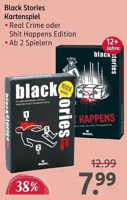 Rossmann Black Stories Kartenspiel Angebot