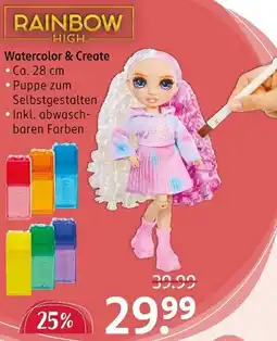 Rossmann RAINBOW HIGH Watercolor & Create Angebot