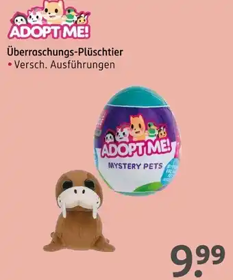 Rossmann ADOPT ME! Überraschungs-Plüschtier Angebot