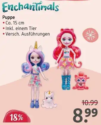 Rossmann Enchantimals Puppe Angebot