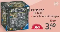 Rossmann Ravensburger Exit Puzzle Angebot