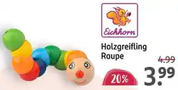 Rossmann Eichhorn Holzgreifling Raupe Angebot