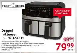 Selgros PROFI COOK Doppelfritteuse PC-FR 1242 H Angebot