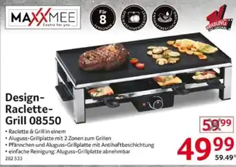 Selgros MAXXMEE Design- Raclette- Grill 08550 Angebot