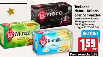 AEZ Teekanne Natur-, Grüner- oder Schwarztee Angebot