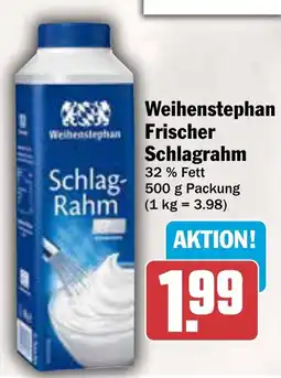 AEZ Weihenstephan Frischer Schlagrahm Angebot