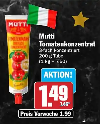 AEZ Mutti Tomatenkonzentrat Angebot