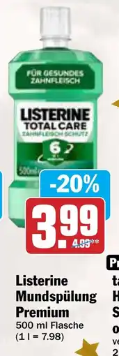 AEZ Listerine Mundspülung Premium Angebot