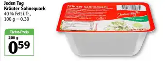 Globus Jeden Tag Kräuter Sahnequark 200g Angebot