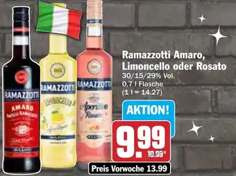 AEZ Ramazzotti Amaro, Limoncello oder Rosato Angebot