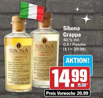 AEZ Sibona Grappa Angebot