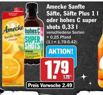 AEZ Amecke Sanfte Säfte, Säfte Plus 1 | oder hohes C super Angebot