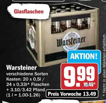 AEZ Warsteiner Angebot