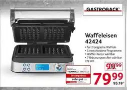 Selgros GASTROBACK Waffeleisen 42424 Angebot