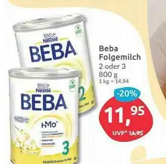 Budni Beba Folgemilch Angebot