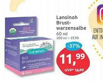 Budni Lansinoh Brustwarzensalbe Angebot