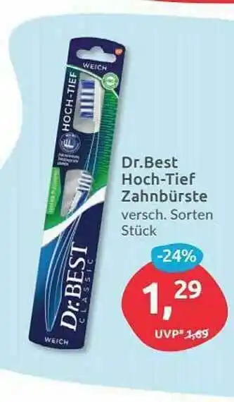 Budni Dr Best Hoch-tef Zahnbürste Angebot