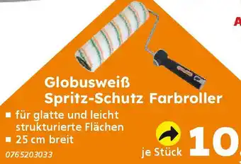 Globus Baumarkt Globusweiß Spritz-Schutz Farbroller Angebot