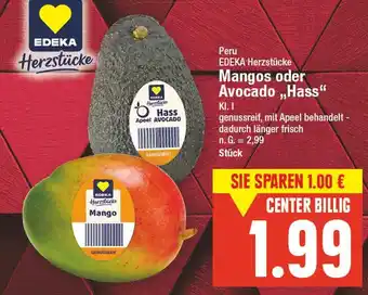 E-Center Edeka herzstücke mangos oder avocado hass Angebot