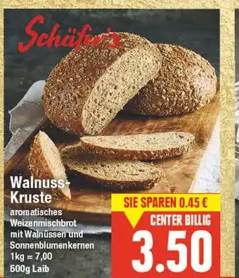 E-Center Schäfer's walnuss-kruste Angebot