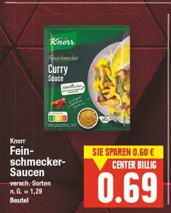 E-Center Knorr feinschmecker-saucen Angebot