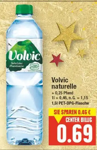 E-Center Volvic naturelle mineralwasser Angebot