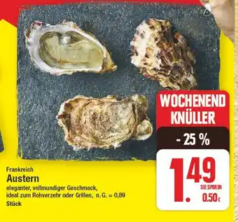 E-Center Austern Angebot