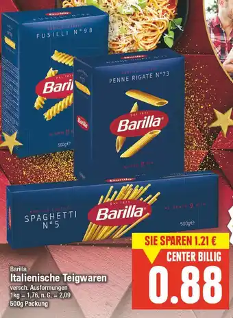 E-Center Barilla italienische teigwaren Angebot